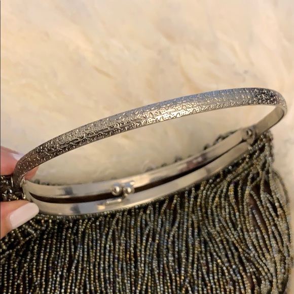 ARDEN B. BEADED EVENING BAG WITH BRACELET HANDLE - Picture 3 of 4